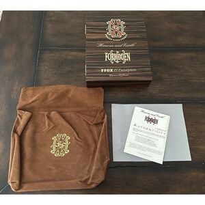 Forbidden Heaven And Earth FFOX CIGAR BOX OpusX El Scorpion Natural Empty RARE